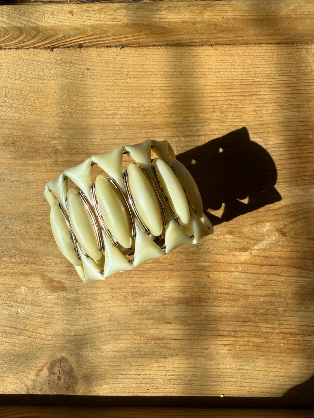 Ivory Stretch Bracelet - Women's Fashion Accessory